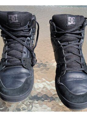 DC Cure Hi Top Skate Shoes  Men's size 13 Black